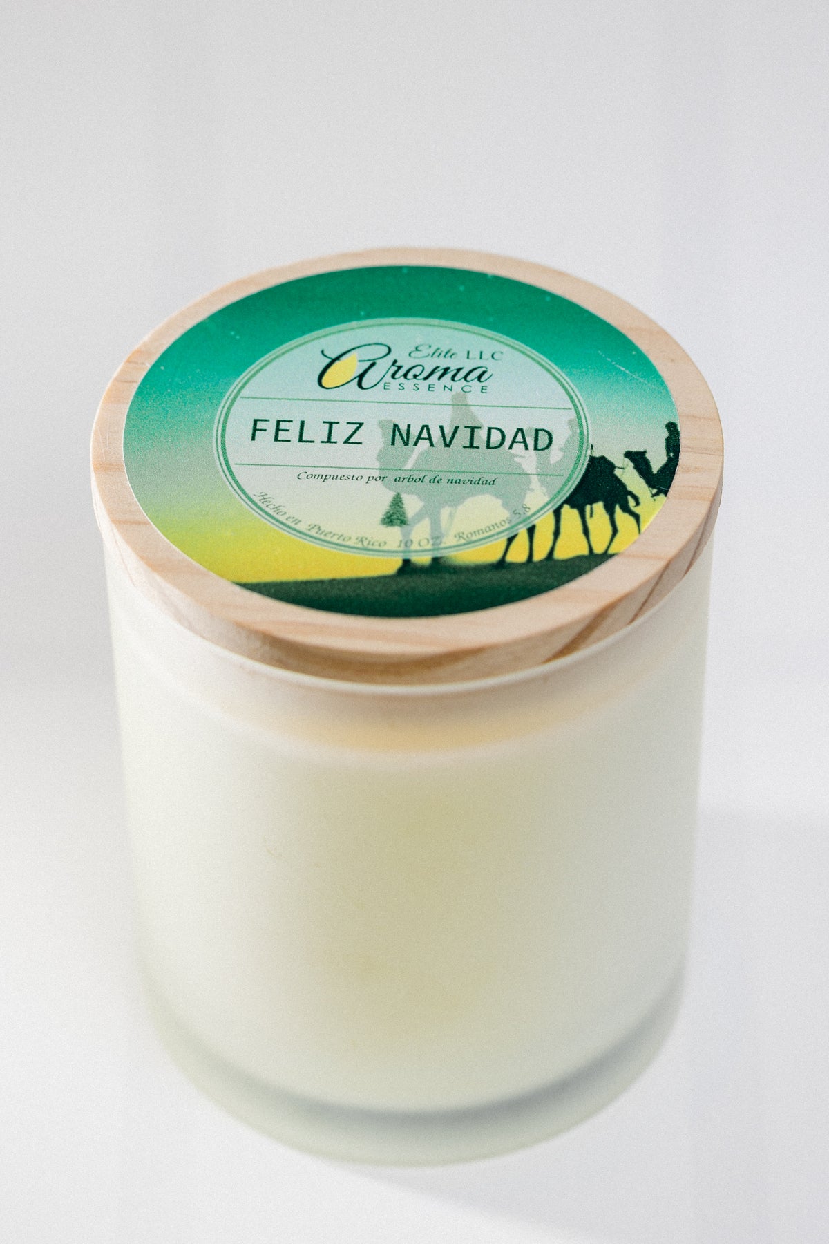 Vela Aromática Feliz Navidad – Árbol de Navidad – 10 oz