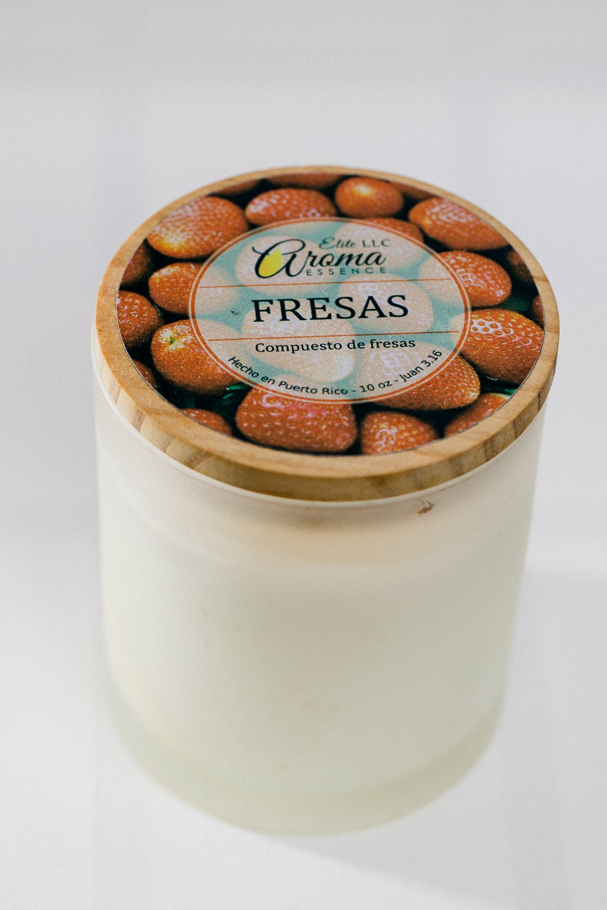 Vela Aromática Fresas – 10 oz