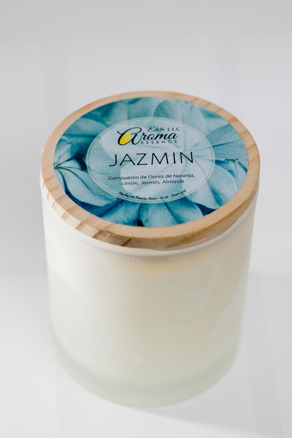 Vela Aromática Jazmín – Citrus & Musk – 10 oz