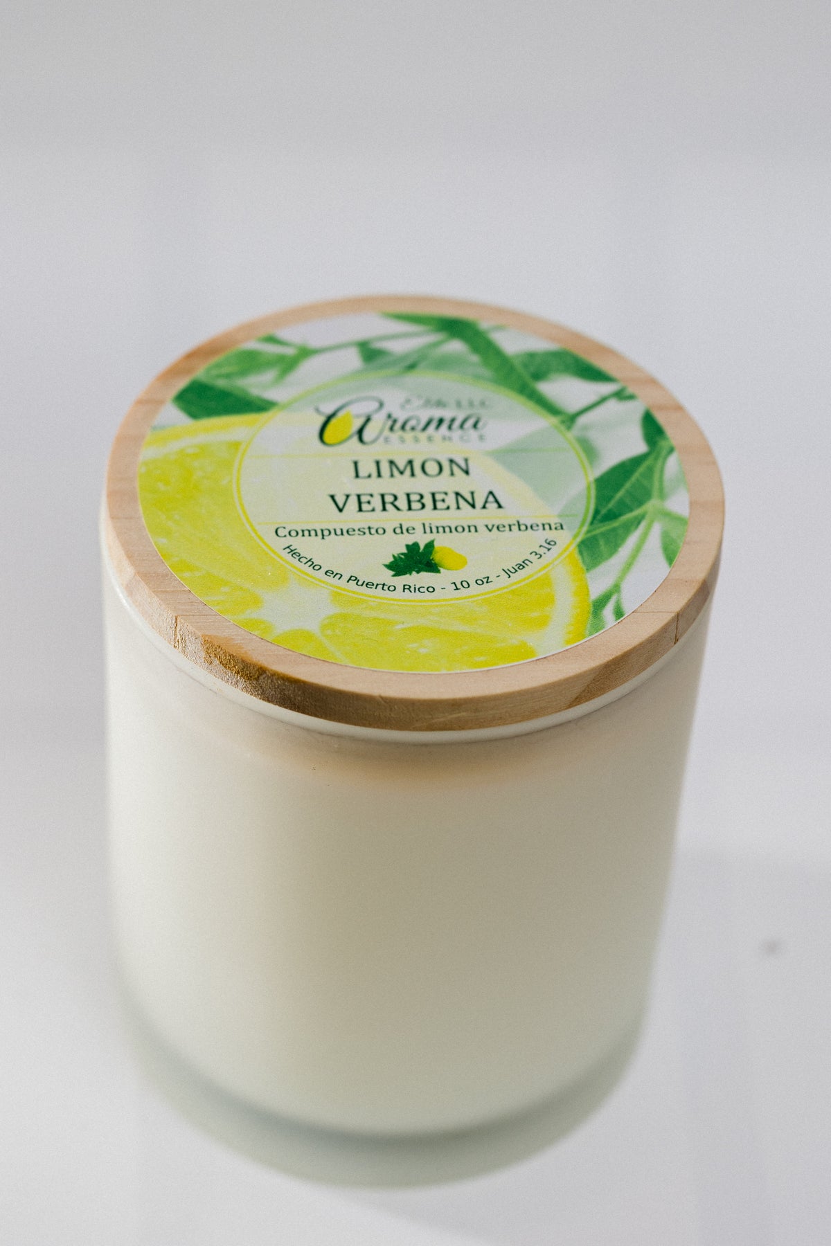 Vela Aromática Limón Verbena – 10 oz