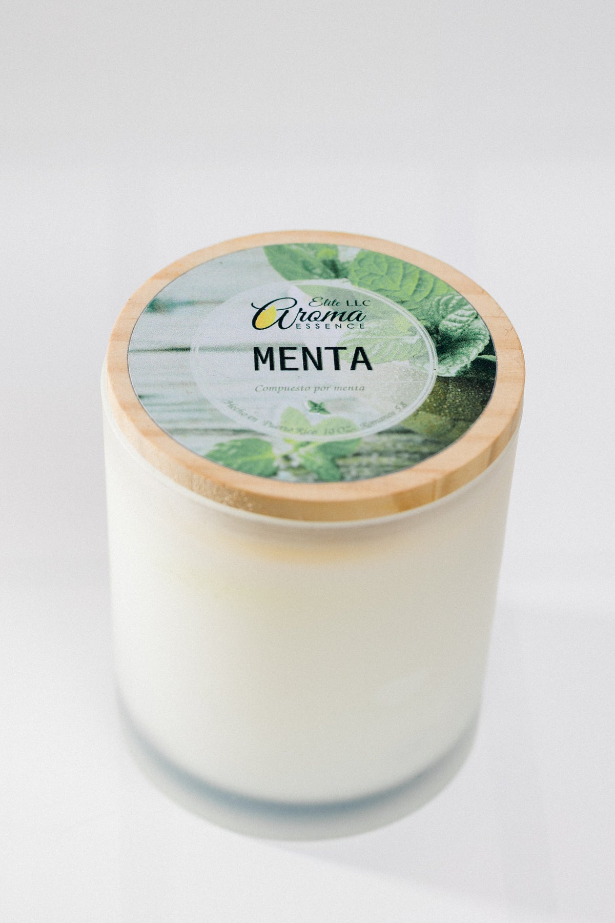 Vela Aromática Menta – 10 oz