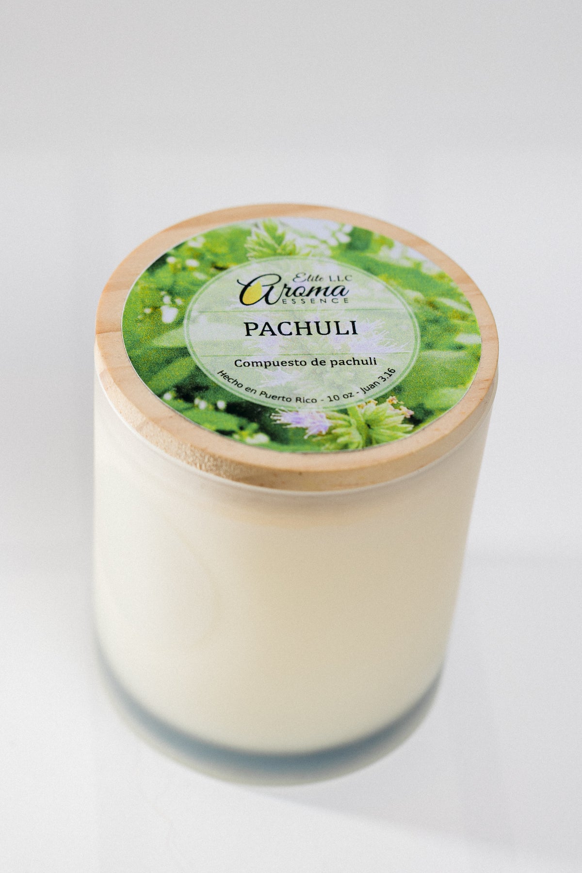 Vela Aromática Pachuli – 10 oz
