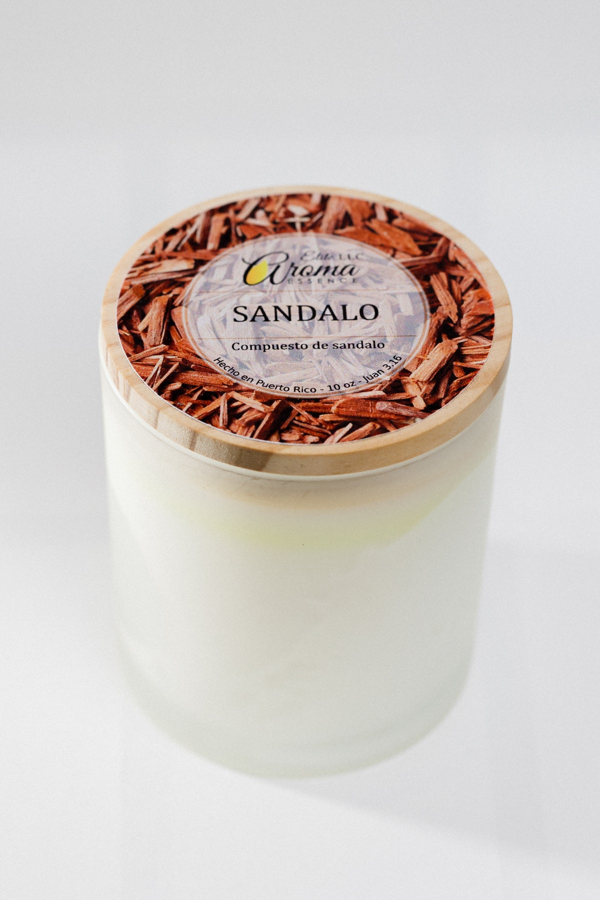 Vela Aromática Sándalo – 10 oz