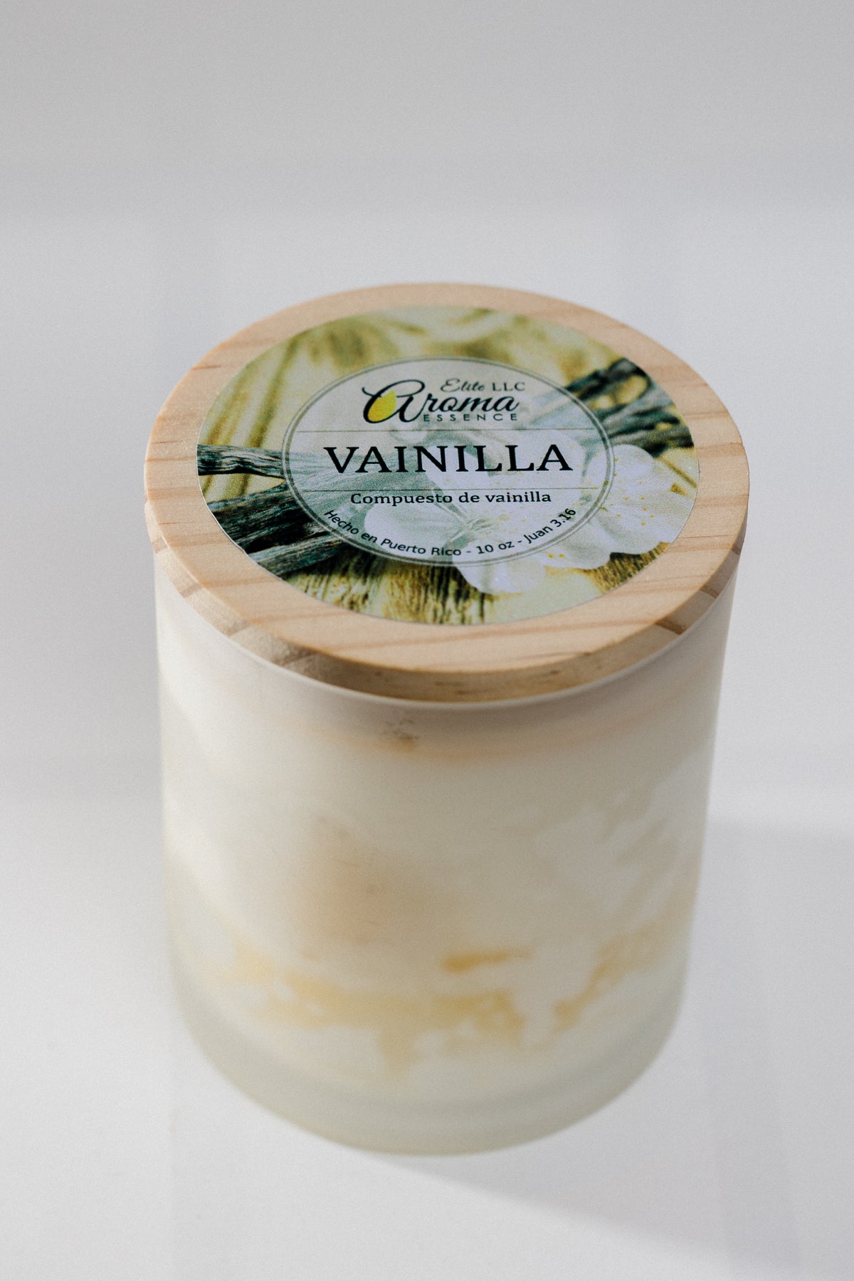 Vela Aromática Vainilla – 10 oz